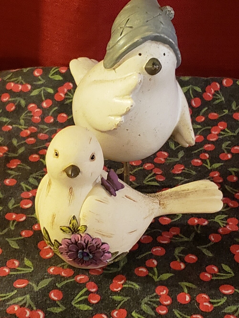 Vintage Cottagecore Mismatched Bird Figurine Set Pavilion Simple Spirits Februar